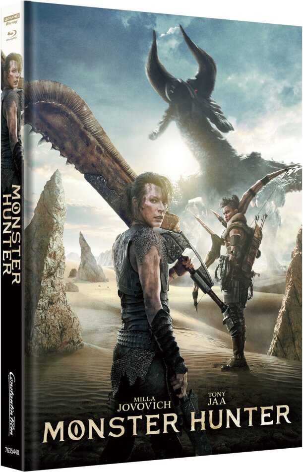 Monster Hunter (2020) Cover C, Limited Edition, Mediabook, 4K Ultra HD + Blu-ray
