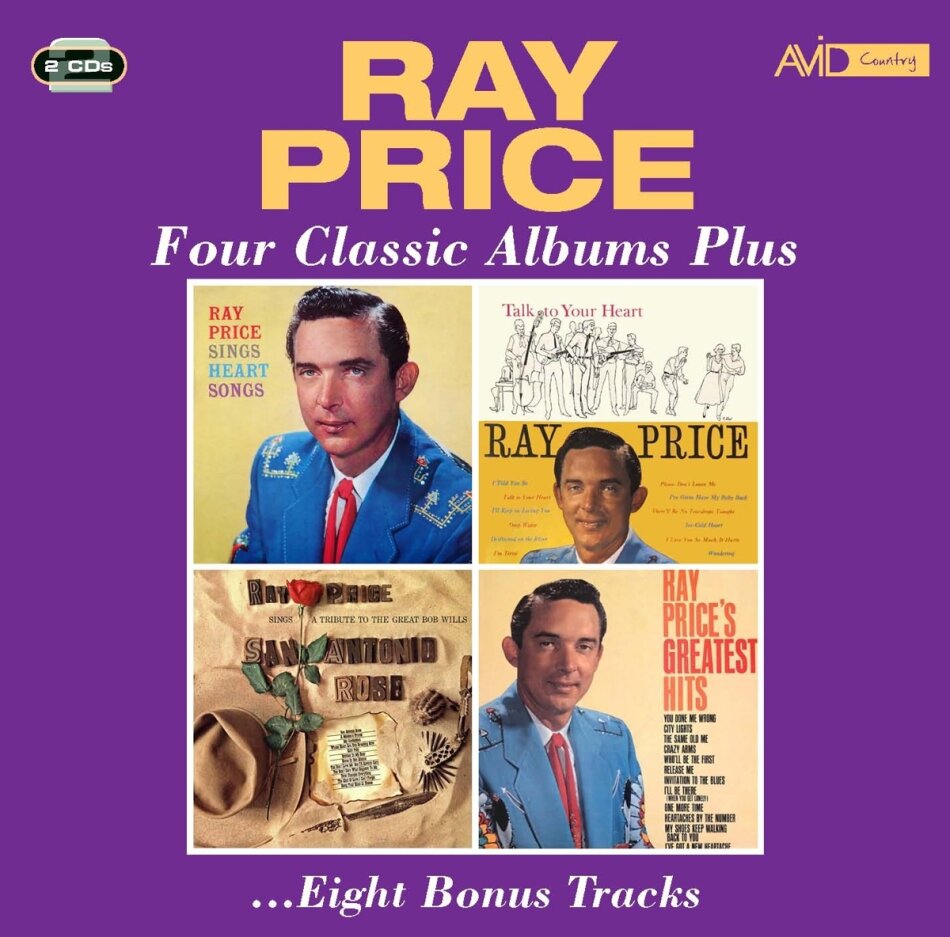 Ray Price - Four Classic Albums Plus ...Eight Bonus Tracks 2 CD