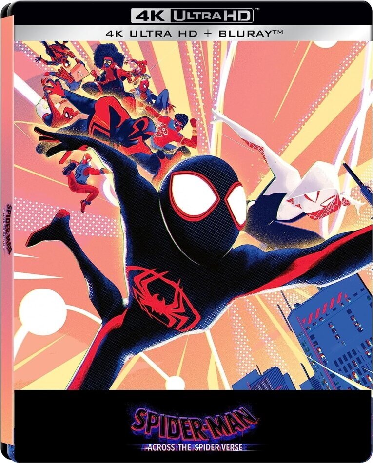 Spider-Man: Across the Spider-Verse (2023) Édition Limitée, Steelbook, 4K Ultra HD + Blu-ray