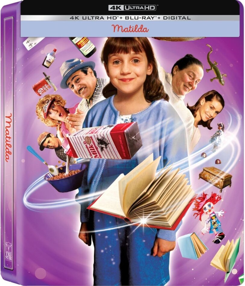 Matilda (1996) Édition Limitée, Steelbook, 4K Ultra HD + Blu-ray