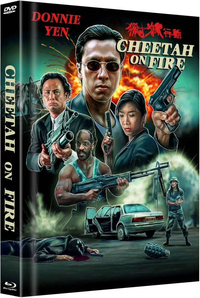 Cheetah on Fire (1992) Cover A, Édition Limitée, Mediabook, Blu-ray + DVD