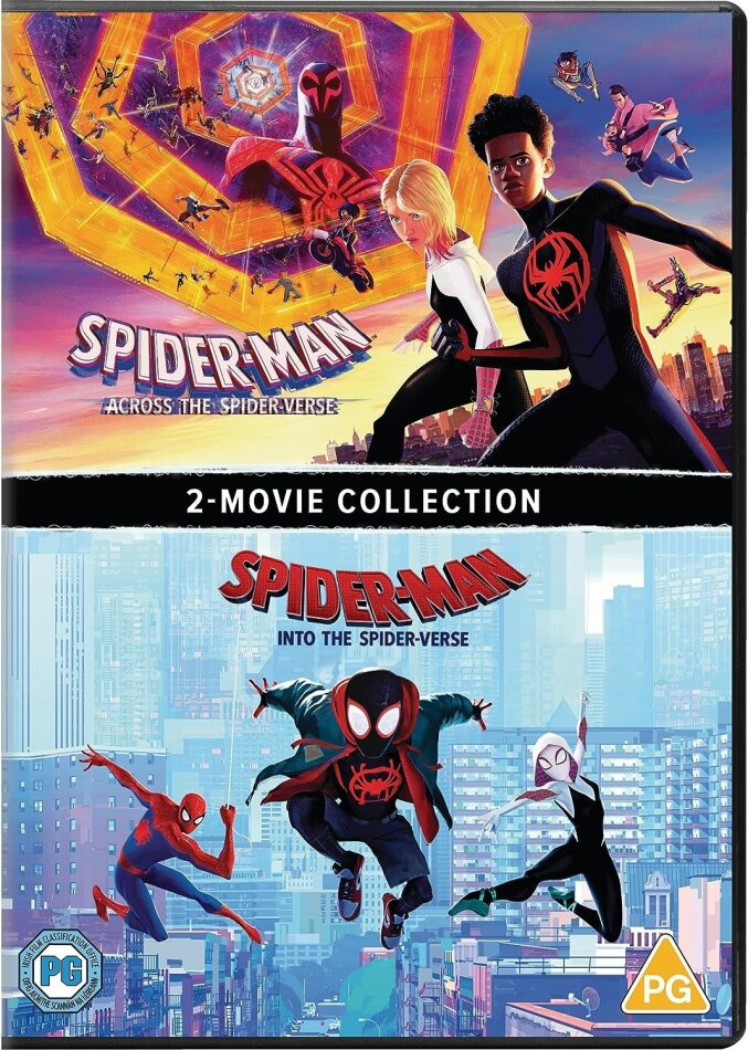 Spider-Man: Across the Spider-Verse (2023) / Spider-Man: Into the Spider-Verse (2018) - 2-Movie Collection 2 DVDs