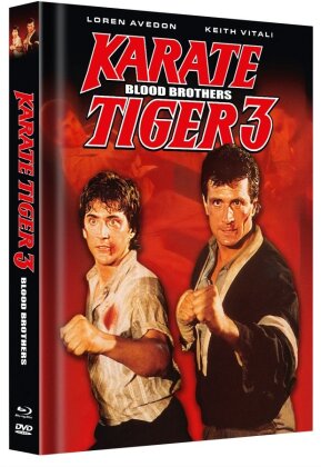 Karate Tiger 3 - Blood Brothers (1990) (Cover E, Limited Edition, Mediabook, Blu-ray + DVD)