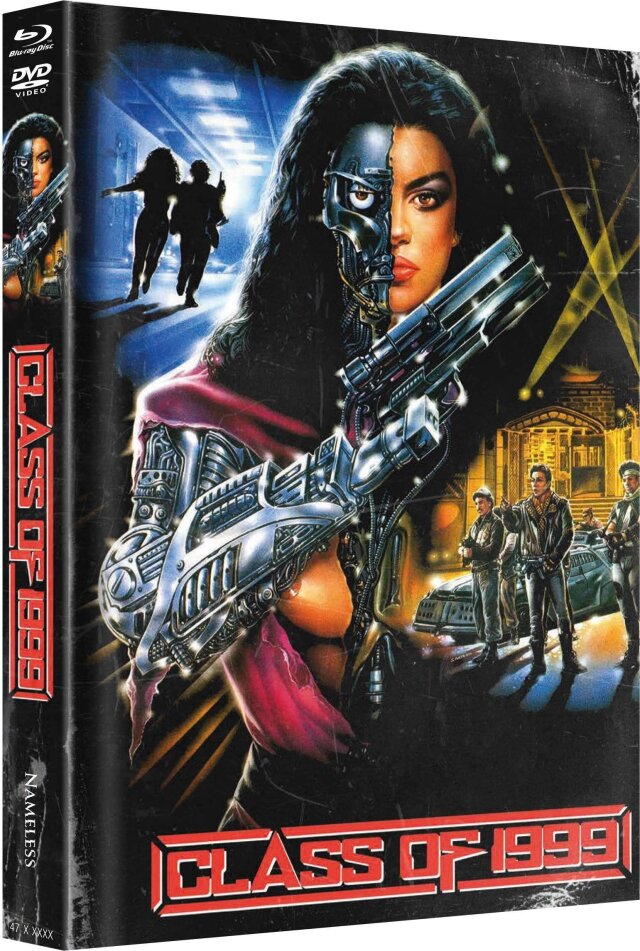 Class of 1999 (1990) Cover B, Limited Edition, Mediabook, Uncut, Blu-ray + DVD