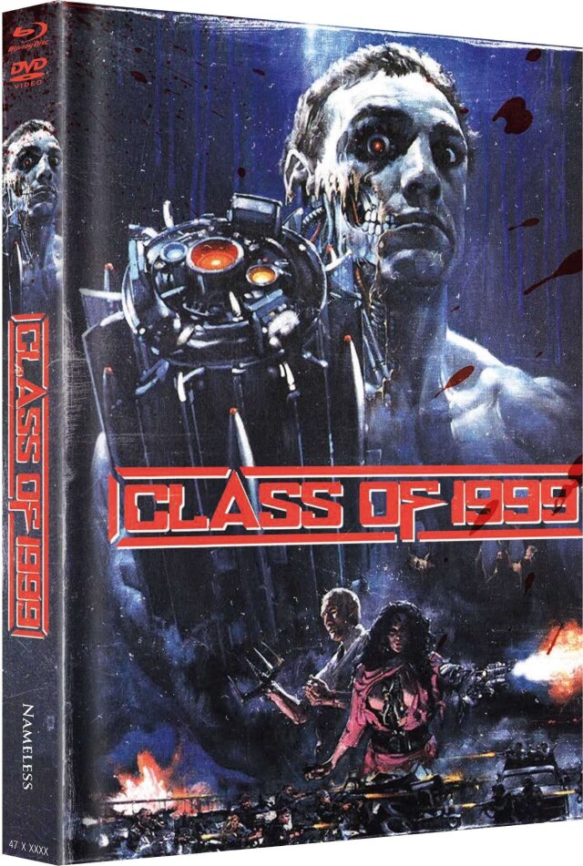 Class of 1999 (1990) Cover E, Limited Edition, Mediabook, Uncut, Blu-ray + DVD
