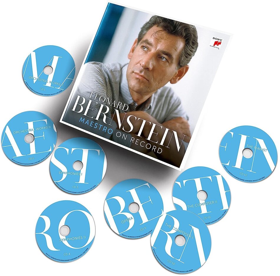 Leonard Bernstein (1918-1990) - Maestro On Record 12 CDs