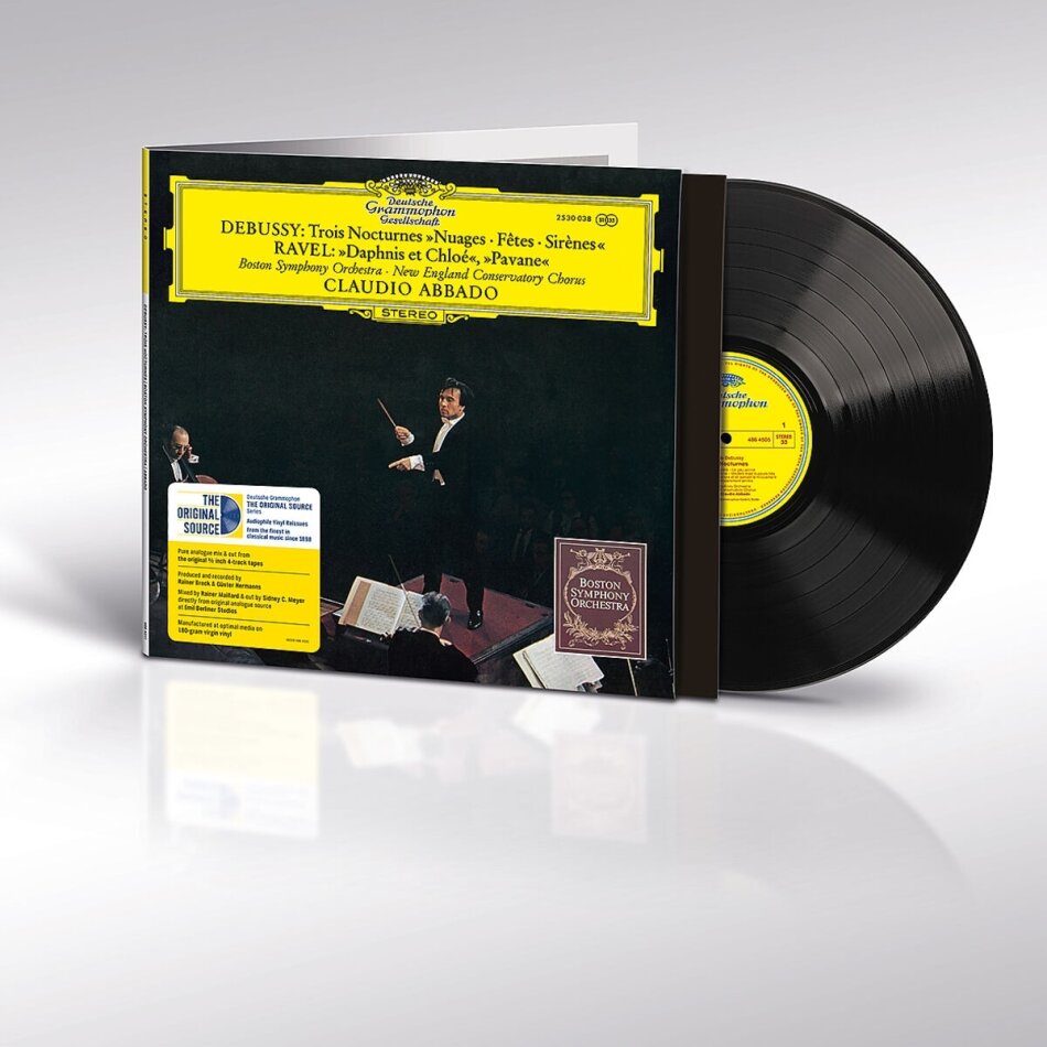 Claudio Abbado, Boston Symphony Orchestra, Claude Debussy (1862-1918) & Maurice Ravel (1875-1937) - Debussy & Ravel 2023 Reissue, Deutsche Grammophon, The Original Source Series, LP