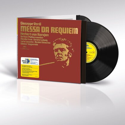 Giuseppe Verdi (1813-1901), Herbert von Karajan, Berliner Philharmoniker & Wiener Singverein - Messa Da Requiem (2023 Reissue, Deutsche Grammophon, The Original Source Series, 2 LP)