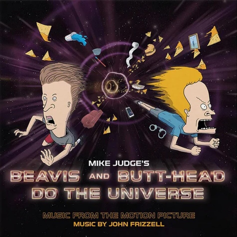 John Frizzell - Beavis And Butt-Head Do The Universe - OST Blue Splattered Vinyl, LP