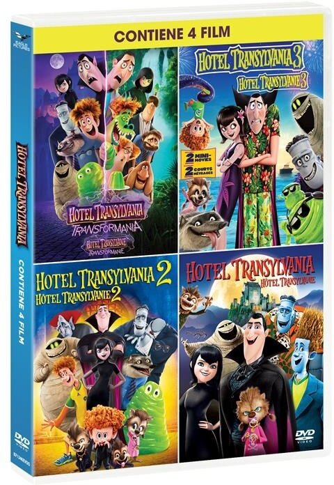Hotel Transylvania 1-4 4 DVDs