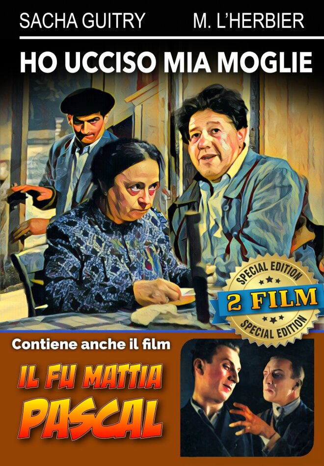 Ho ucciso mia moglie (1951) / Il fu mattia Pascal (1925) - 2 Film n/b, Edizione Speciale