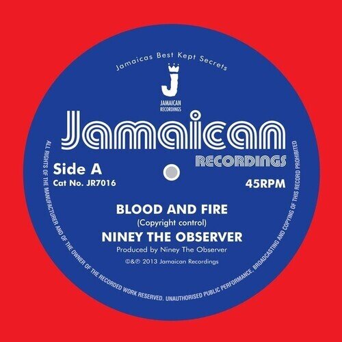 Niney The Observer - Blood & Fire / Brimstone & Fire 7" Single
