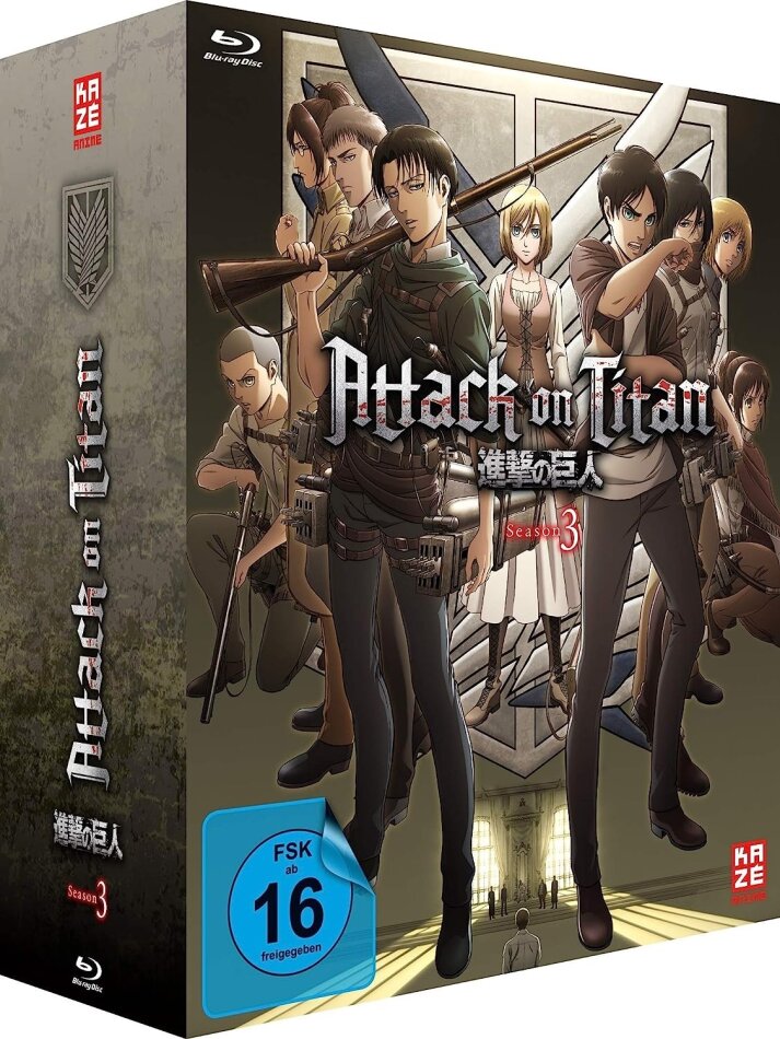Attack on Titan - Staffel 3 Complete edition, 2 Blu-rays