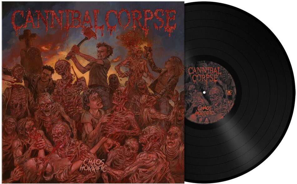 Cannibal Corpse - Chaos Horrific Black Vinyl, Gatefold, LP