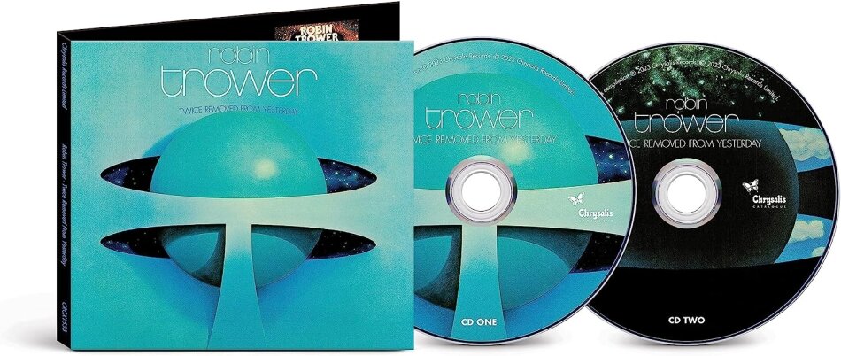 Robin Trower - Twice Removed From Yesterday 2023 Reissue, Chrysalis, 2 CD