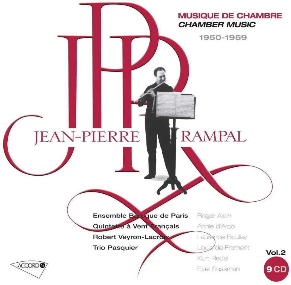 Jean-Pierre Rampal - Chamber Music V.2 1950-1959 9 CDs