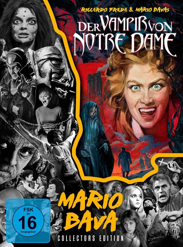 Der Vampir von Notre Dame (1956) Mario Bava-Collection, 2 Blu-ray + DVD