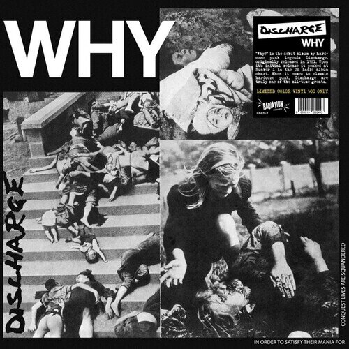 Discharge - Why 2023 Reissue, Radiation Reissues, Red Vinyl, LP