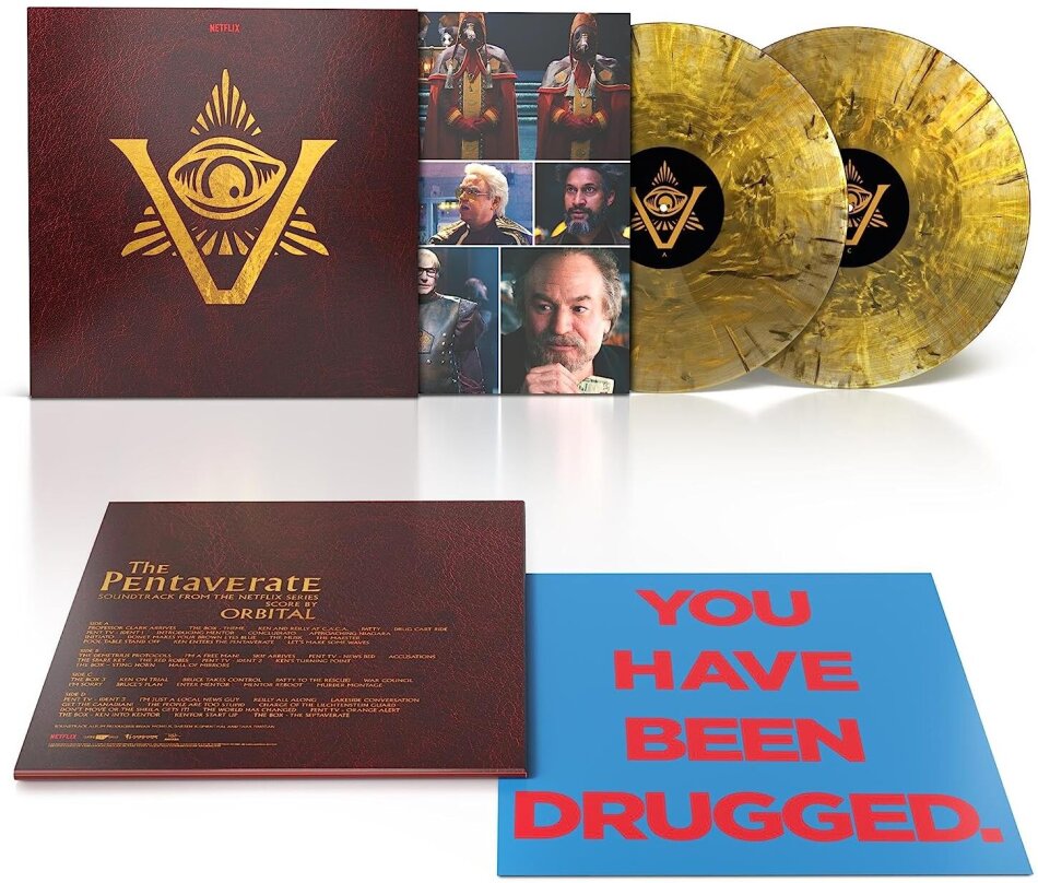 Orbital - The Pentaverate - OST - Netflix Édition Limitée, Black Gold Smoke Colored Vinyl, 2 LP