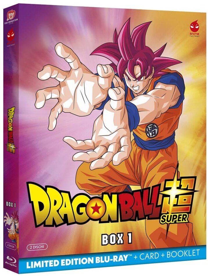 Dragon Ball Super - Box 1 + Card, + Booklet, Edizione Limitata, 2 Blu-ray