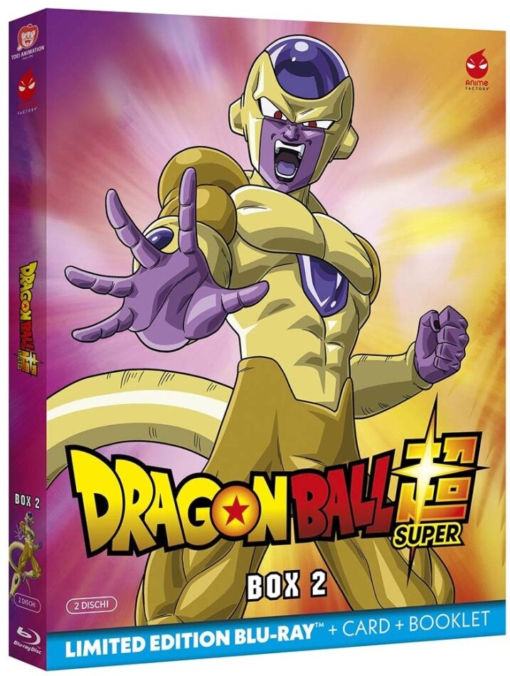 Dragon Ball Super - Box 2 + Card, + Booklet, Edizione Limitata, 2 Blu-ray