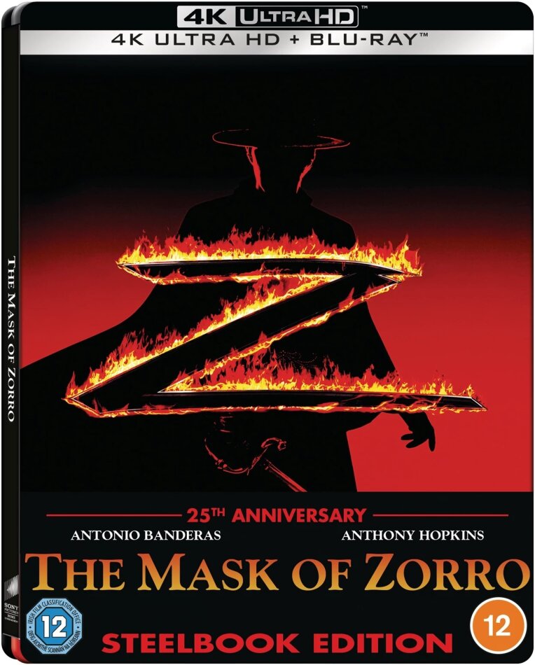 The mask of Zorro (1998) 4K Ultra HD + Blu-ray