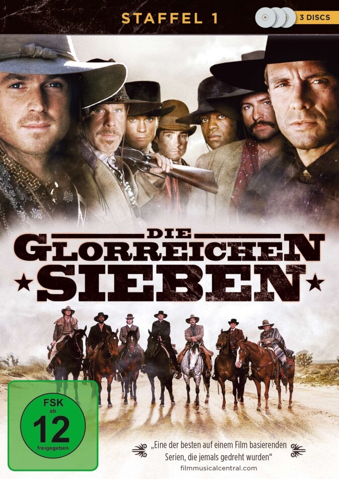 Die Glorreichen Sieben - Staffel 1 New Edition, 3 DVDs