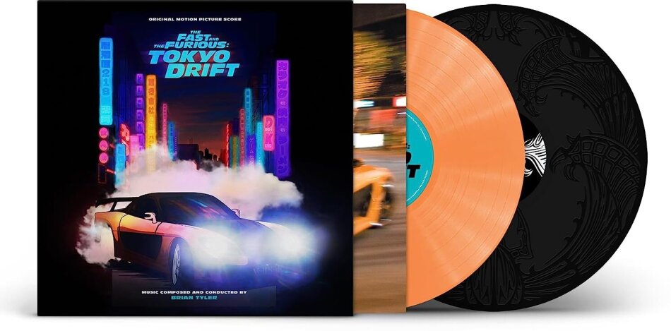 Brian Tyler - Fast And The Furious - Tokyo Drift 2023 Reissue, Varese Sarabande, Black / Orange Vinyl, 2 LPs