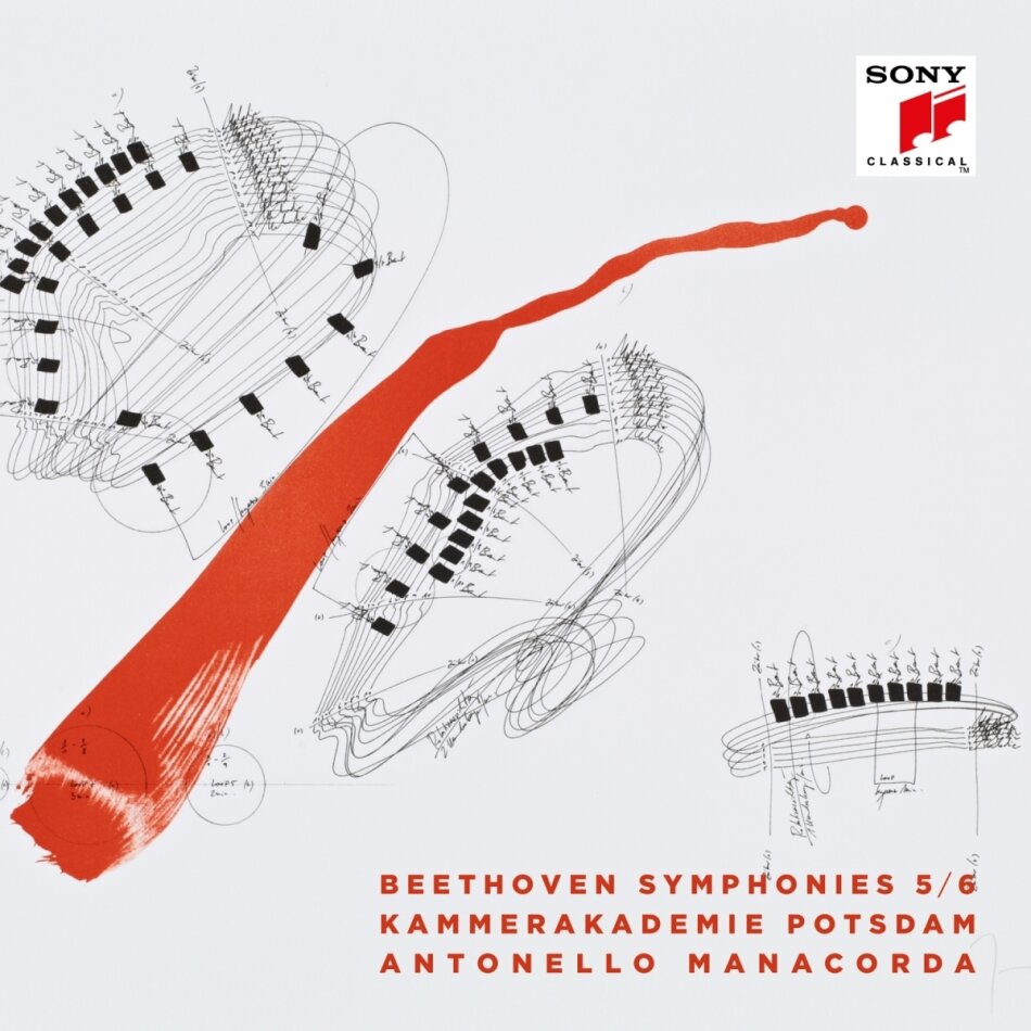 Ludwig van Beethoven (1770-1827), Antonello Manacorda & Kammerakademie Potsdam - Symphonies Nos. 5 & 6 2 CDs