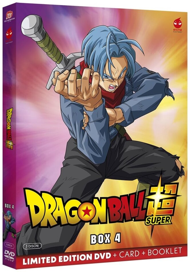 Dragon Ball Super - Box 4 + Card, + Booklet, Edizione Limitata, 3 DVD