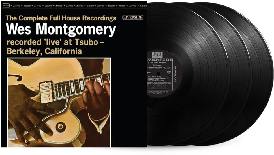 Wes Montgomery - Complete Full House Recordings 3 LPs