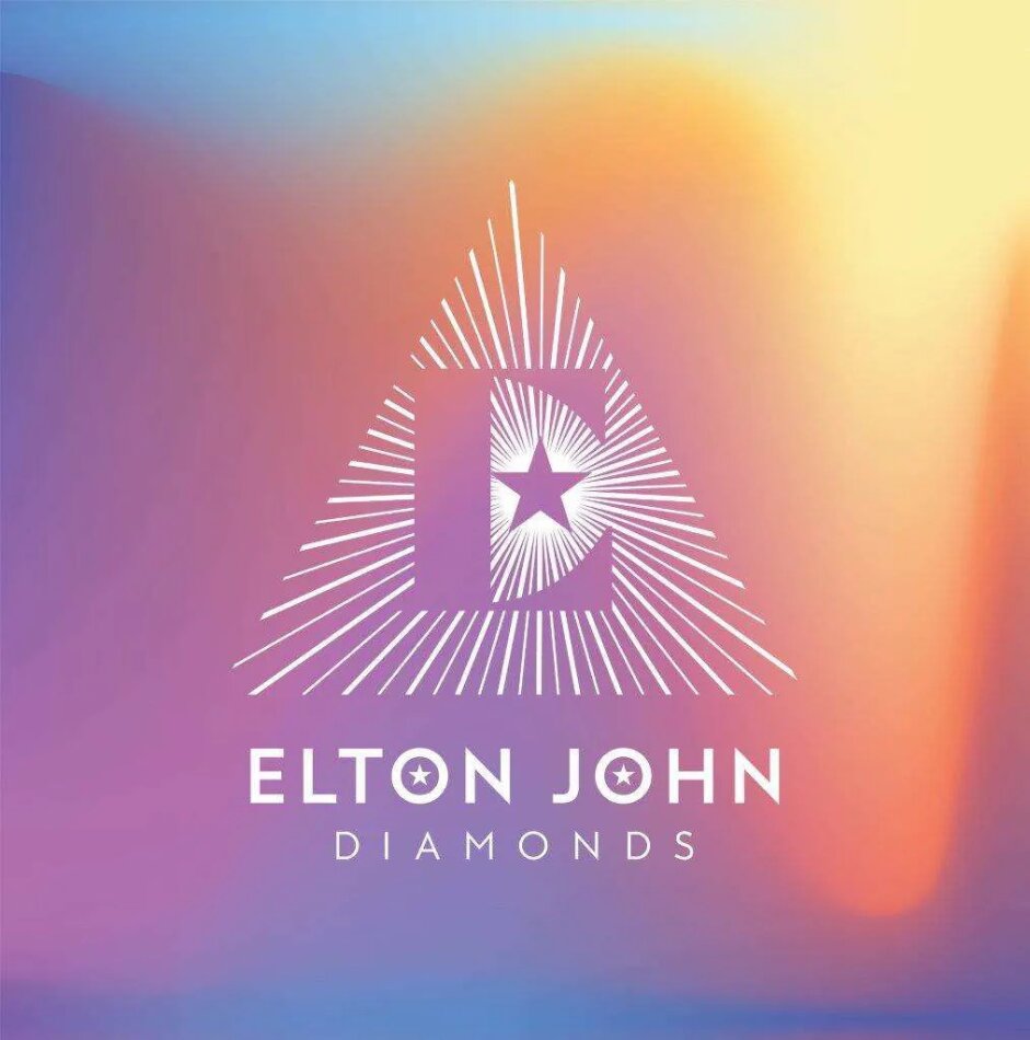 Elton John - Diamonds 2023 Reissue, Pyramid Edition, Mercury Records, Creamy White/Purple Vinyl, LP
