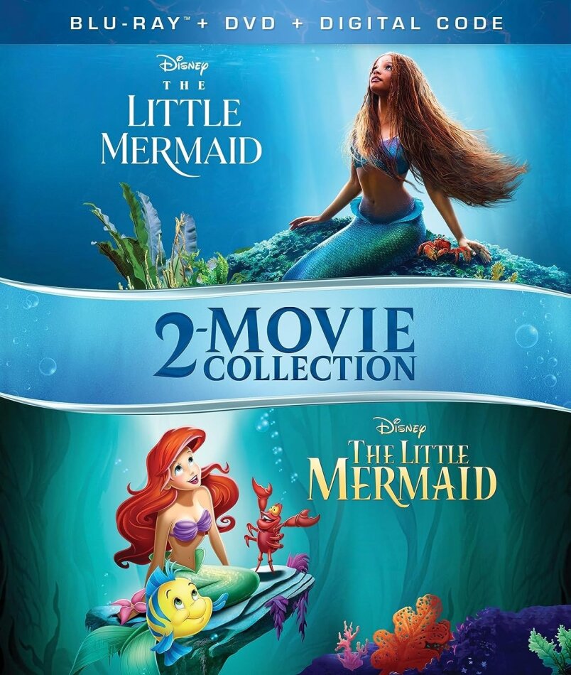 The Little Mermaid - 2-Movie Collection 2 Blu-rays + 2 DVDs