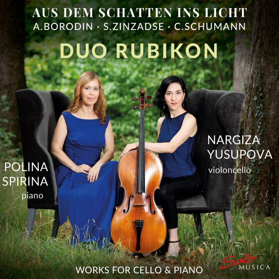 Duo Rubikon, Alexander Borodin (1833-1887), Sulkhan Tsintsadze (*1925), Clara Wieck-Schumann (1819-1896), … - Aus dem Schattten ans Licht