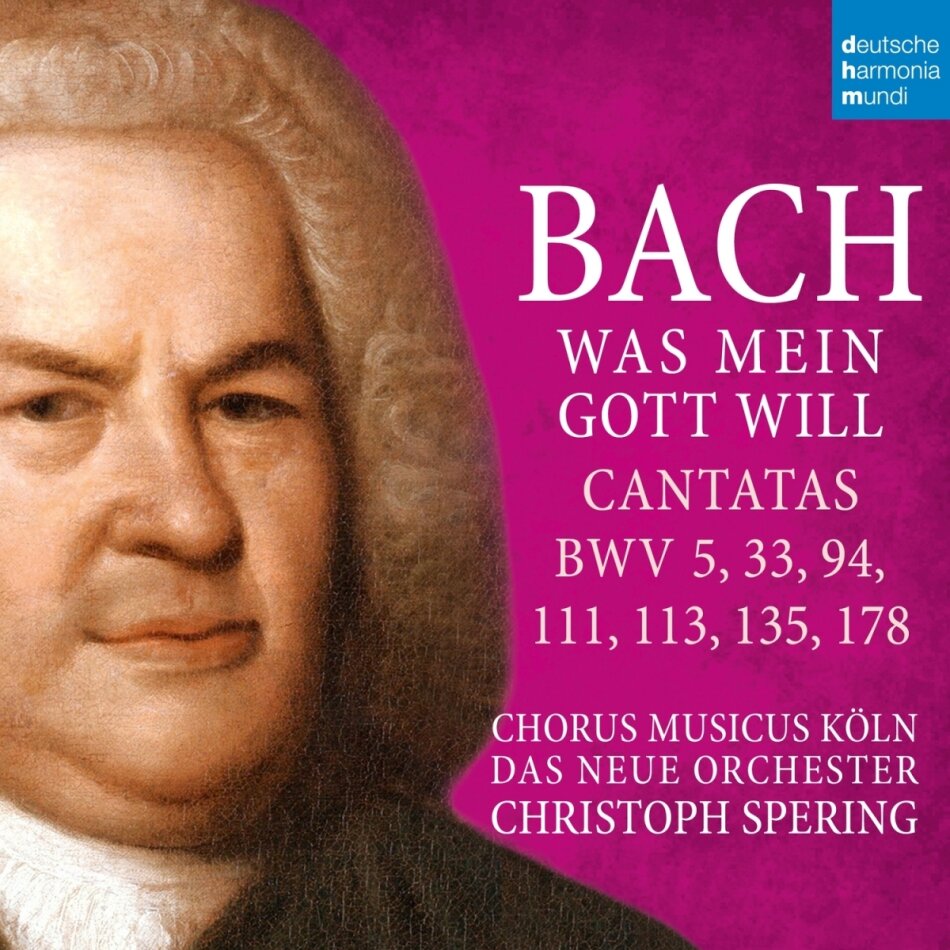 Christoph Spering, Chorus Musicus Köln & Johann Sebastian Bach (1685-1750) - Cantatas BWV 5,33,94,111,113,135,178 2 CDs