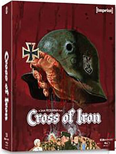 Cross of Iron (1977) Australian Release, Slipcover, Édition Limitée, 4K Ultra HD + 2 Blu-ray