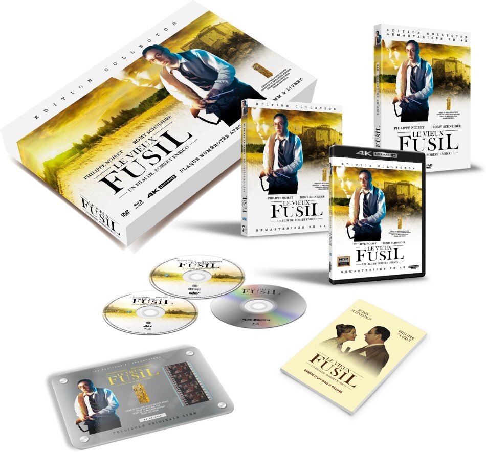 Le vieux fusil (1975) Édition Collector Limitée, 4K Ultra HD + Blu-ray + DVD