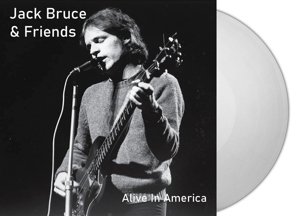 Jack Bruce - Alive In America 2023 Reissue, Renaissance, Clear Vinyl, 2 LPs
