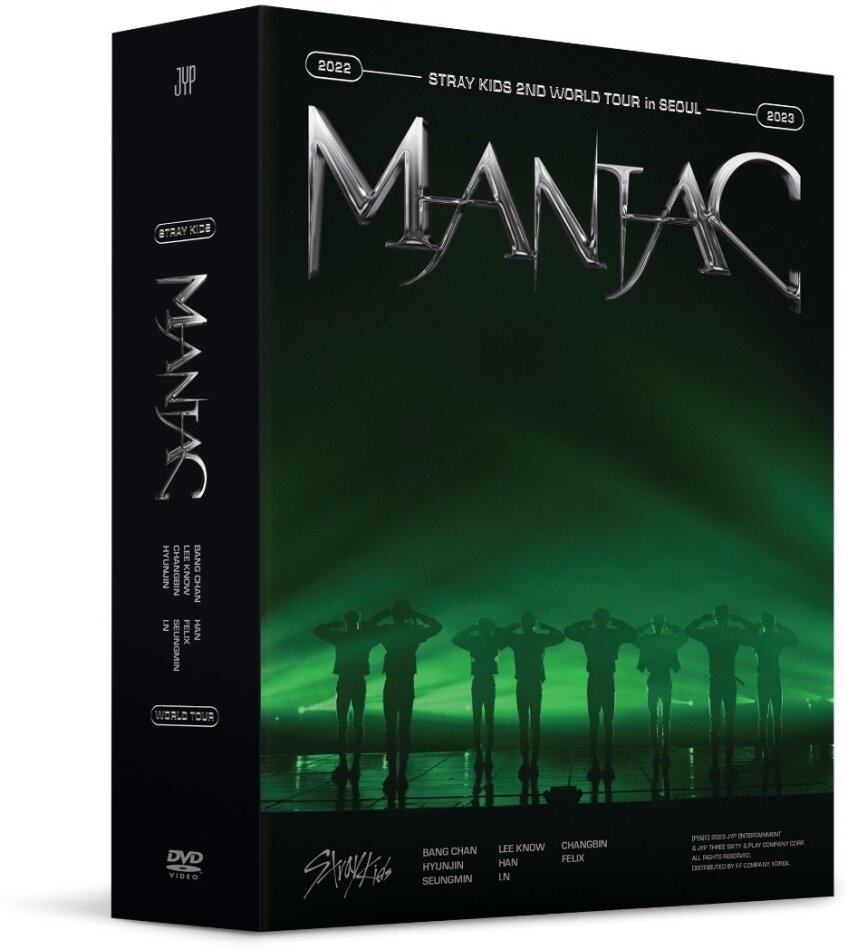 Stray Kids (K-Pop) - 2nd World Tour in Seoul - MANIAC 3 DVDs