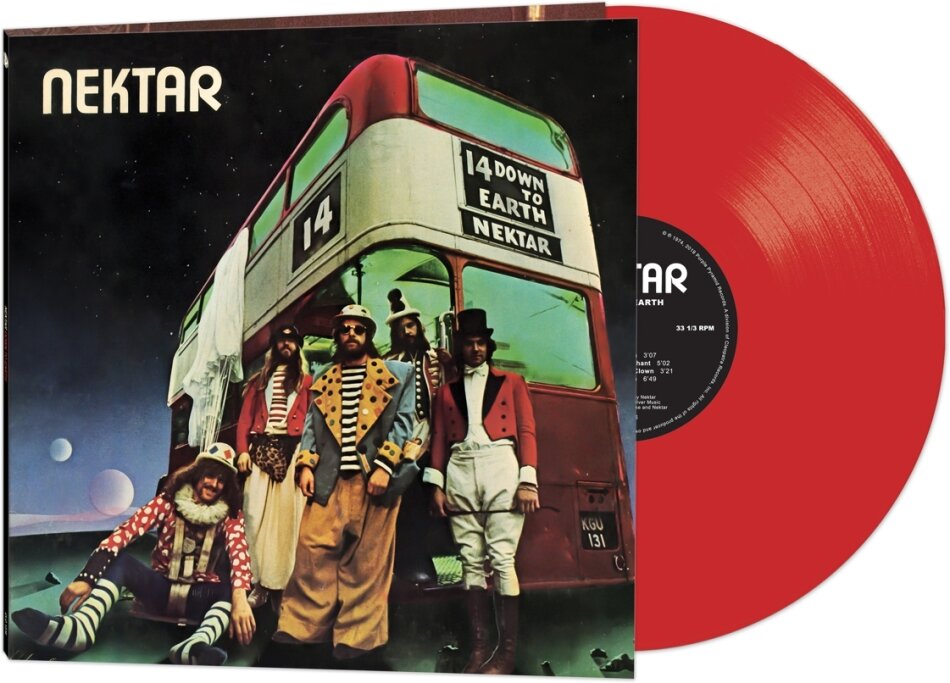 Nektar - Down To Earth 2023 Reissue, Purple Pyramid, Red Vinyl, LP