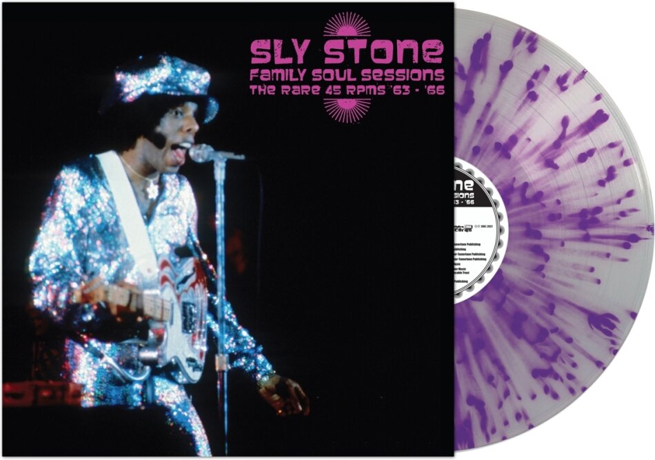 Sly Stone - Family Soul Sessions 2023 Reissue, Cleopatra, Purple & Silver Splatter Vinyl, LP