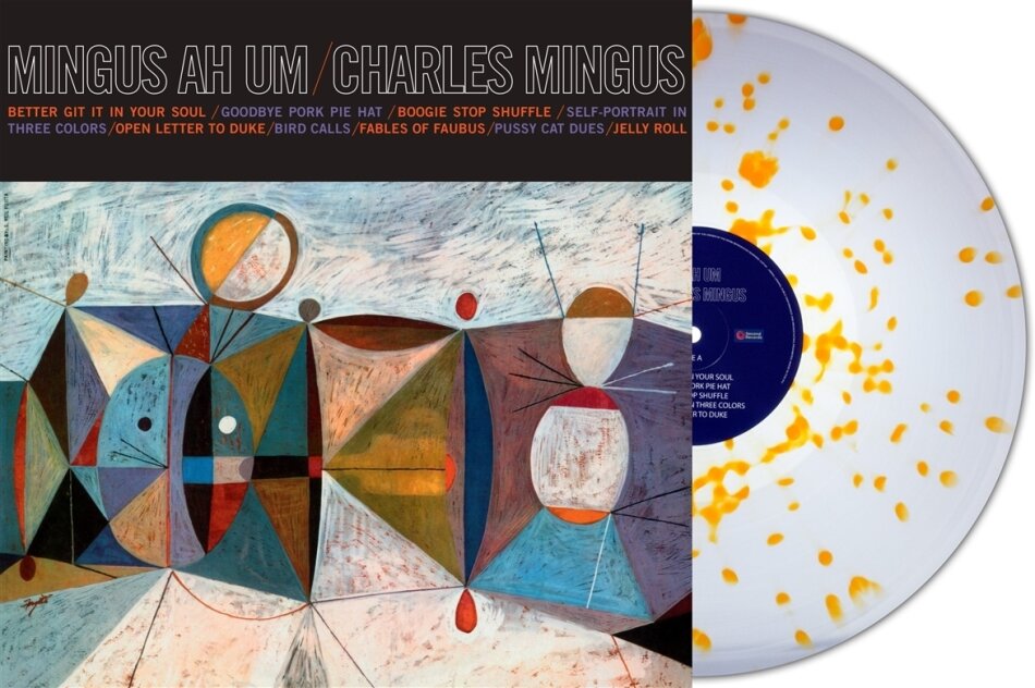 Charles Mingus - Ah Um 2023 Reissue, Second Records, Édition Limitée, Clear/Orange Splatter Vinyl, LP