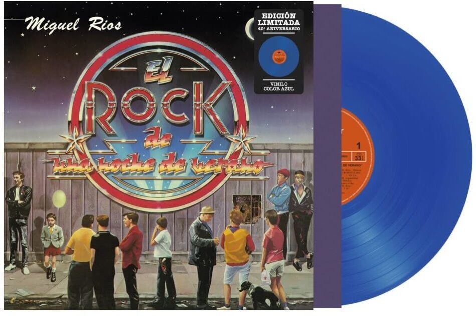 Miguel Rios - El Rock De Una Noche De Verano 2023 Reissue, Blue Vinyl, LP