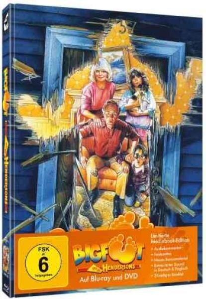 Bigfoot und die Hendersons (1987) Cover B, Limited Edition, Mediabook, Blu-ray + DVD