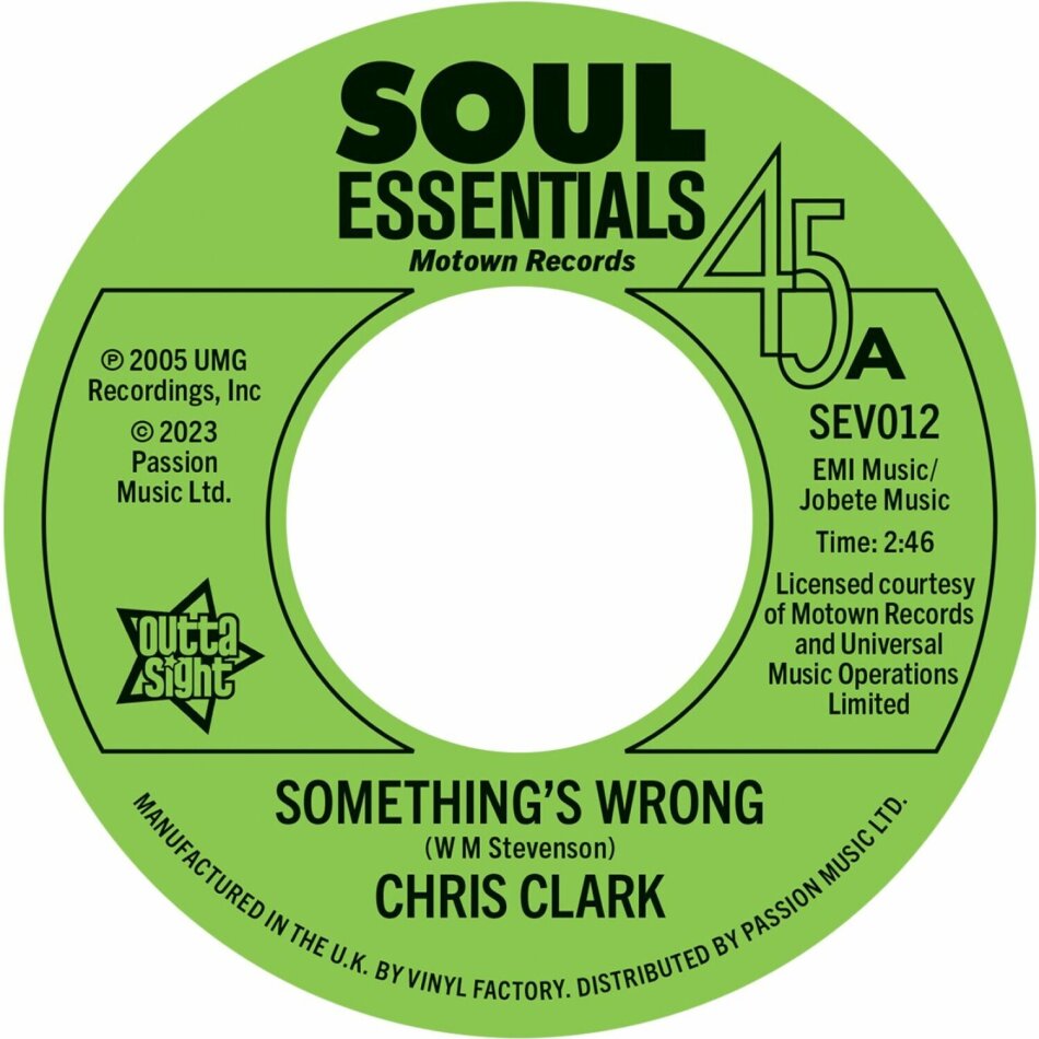 Chris Clark - Something's Wrong/Do I Love You (Indeed I Do) 7" Single