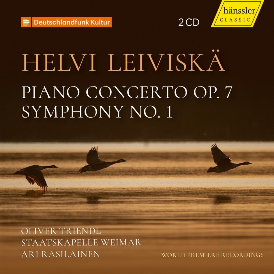 Helvi Leiviskä (1902-1982), Ari Rasilainen, Oliver Triendl & Staatskapelle Weimar - Piano Concerto op.7 - Symphony No.1 2 CD