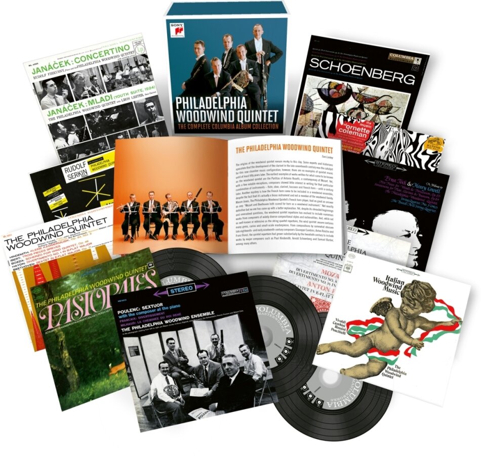 The Philadelphia Woodwind Quintet - The Complete Columbia Album Collection 12 CDs