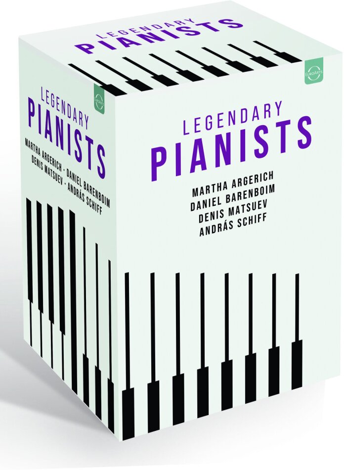 Legendary Pianists Limited Edition, 8 DVDs