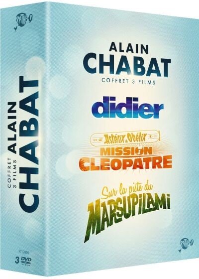 Alain Chabat - Coffret 3 Films - Didier (1997) / Astérix & Obélix: Mission Cléopâtre (2002) / Sur la piste du Marsupilami (2012) 3 DVDs