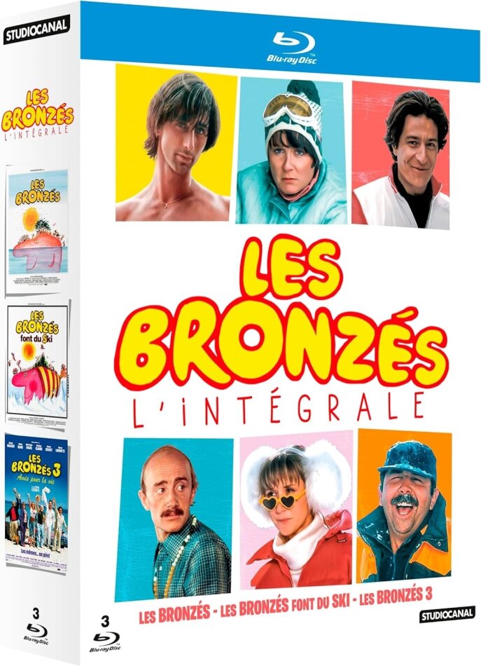 Les Bronzés - L'intégrale 3 Blu-ray